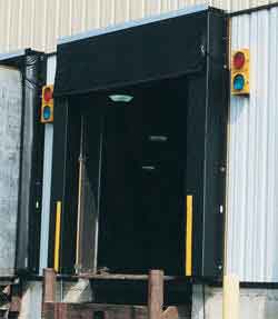 There are numerous pieces of loading dock equipment dedicated to keeping the dock dry, but the most effective item is a dock seal. 