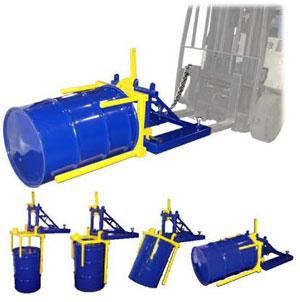 A fork lift mounted drum handler has been specifically designed to make moving a single drum from one place to another as safe and straightforward as possible.