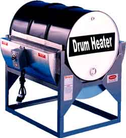55 Gallon Drum Heaters are ideal for heating materials that require sensitive temperature control. These heaters are designed to accomodate a metal fifty-five gallon drum on the supplied drum dolly. 
