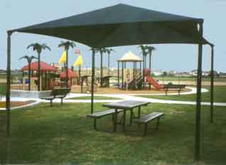 Fabric shade structures play a vital role in reducing skin cancer rates by reducing exposure to ultraviolet radiation by up to 95 percent. 