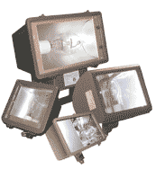 Outdoor Security Flood Lights. Ideal for industrial and commercial security lighting enviroments.