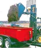 Easy Rack's self-dumping forklift attached front end loader buckets are available in three sizes: �, �, and � cubic feet