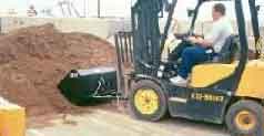 At the end of the day, when cleanup time comes, its saves time, manpower, and money to simply attach a self-dumping forklift bucket to a fork truck that is already in use. 