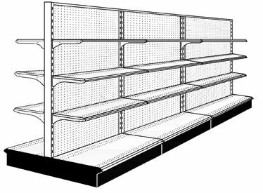 NO ONE Equipment Rack Shelving Gondola Metal Display Grocery Store Used Shopping Supermarket Shelves//Rack
