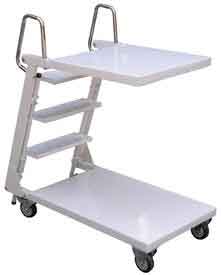 industrial carts are supplied in the workplace, and a culture of care is instilled to prevent accidents and injury.