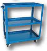 If low quality industrial carts and trolleys that have not been designed for the purpose of moving heavy items are employed in a factory or warehouse