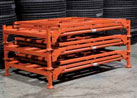 Load Nesters� are portable stack racks designed to protect products from damage, consolidate storage space
