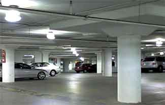 Commercial parking garage
