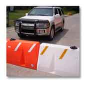 Like we mentioned earlier, both poly cade barricades and big barrier traffic control barrels can be ordered in a number of different colors