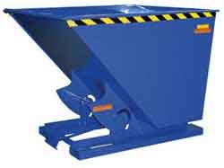 you can find a material handling product to cover this aspect of material management.  One of our more popular items is the self tipping hopper. 