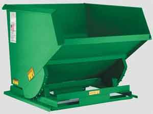 Perhaps the most obvious use of a self dumping steel hopper is in order to carry large amounts of particular chemicals or ingredients from your storage area through to the place where they are needed.