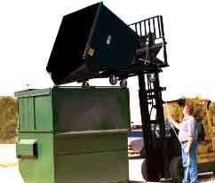 Easy Rack self-dumping hoppers are manufactured with several standard features that make them highly versatile and durable.  