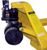 sidewinder pallet truck hydraulic pump closeup