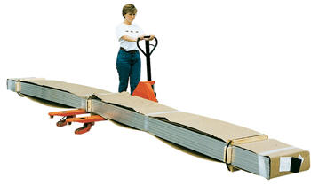 Sidewinder long and bulky load pallet truck