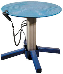 While 8 inch industrial turntables are ideal for manipulating smaller items such as parts, a variety of larger units are also available up to 24 inches in diameter that will allow staff to manipulate larger items such as engine blocks and other unwieldy things.  